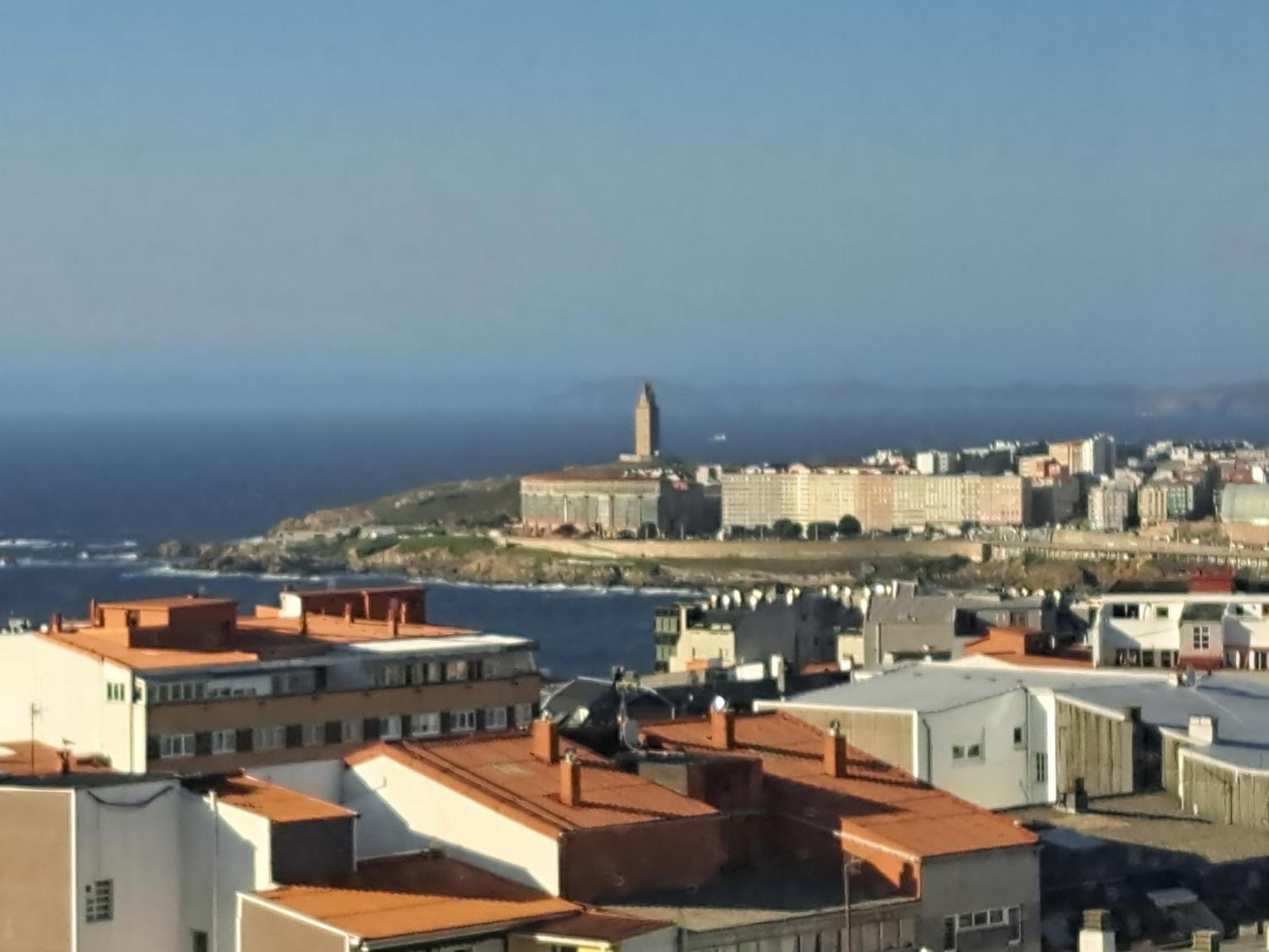 Encantador Y Con Vistas Al Mar Corunha Exterior foto